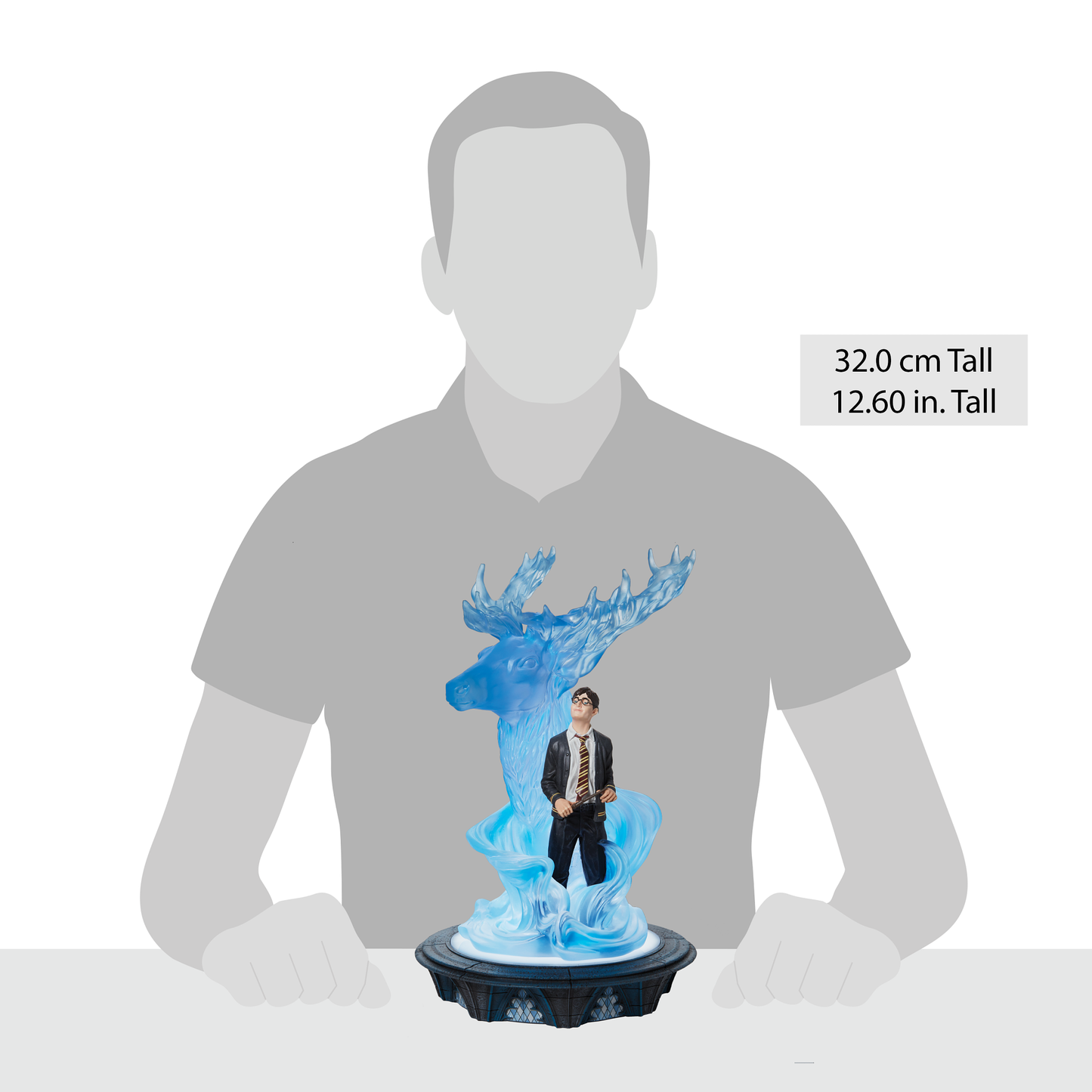 Harry & Patronus Figurine 32cm