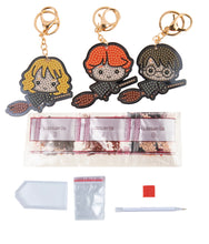 Load image into Gallery viewer, "FLYING FRIENDS" Harry Potter Crystal Art Keyring Kit