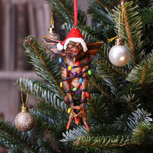 Load image into Gallery viewer, Gremlins Mohawk in Fairy Lights Hanging Ornament