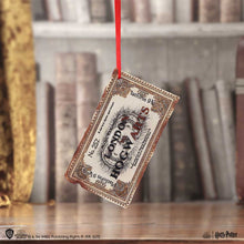 Load image into Gallery viewer, Harry Potter Hogwarts Ticket Hanging Ornament