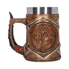 Load image into Gallery viewer, House of the Dragon Targaryen Crown and Dagger Tankard 16cm