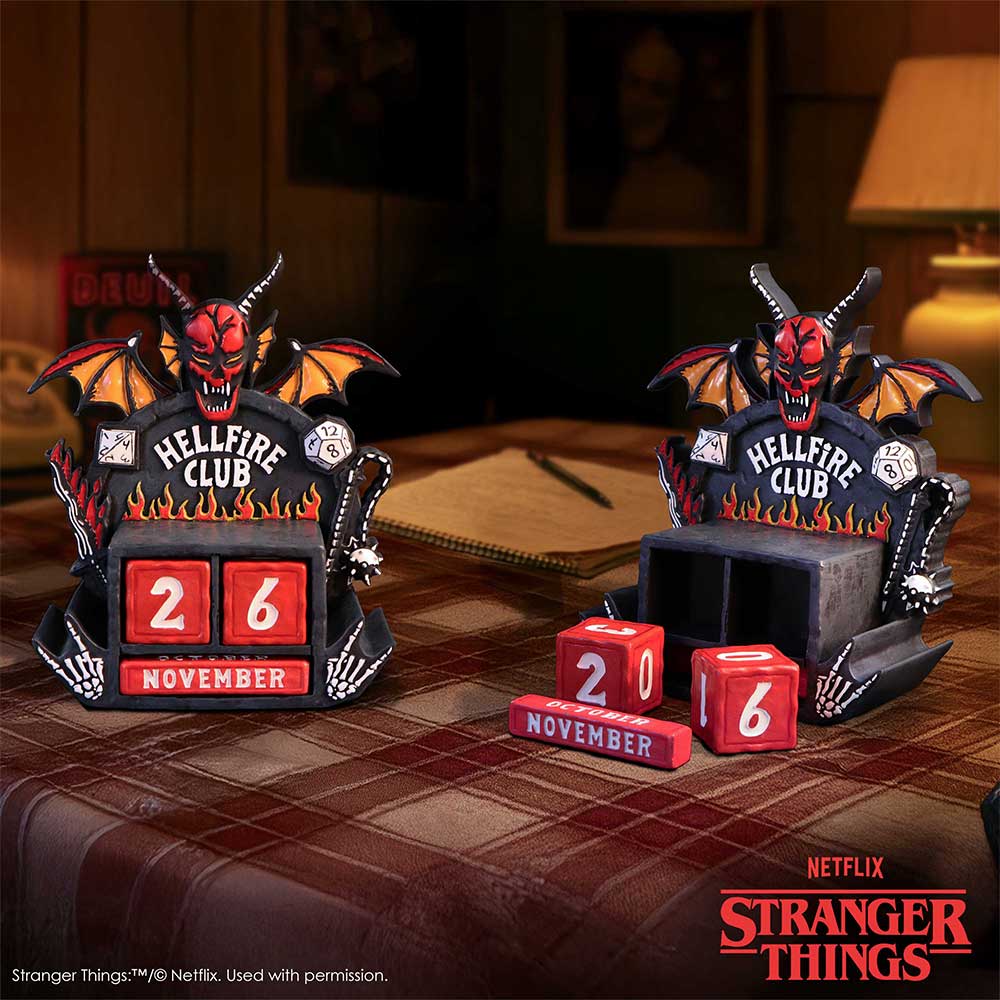 Stranger Things Hellfire Club Perpetual Calendar