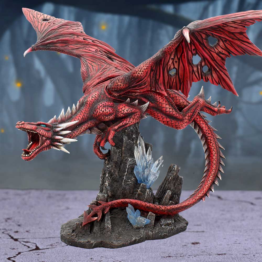 Fraener's Wrath Dragon collectible Figurine 52cm on display