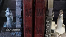 Load and play video in Gallery viewer, Corpse Bride Emily and Victoria Bookends 19cm