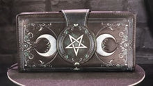 Load and play video in Gallery viewer, Triple Moon Embossed Purse 18.5cm