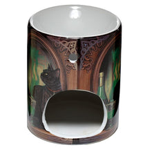 Load image into Gallery viewer, Lisa Parker Ceramic Absinthe Cat Oil Burner