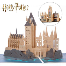 Load image into Gallery viewer, Harry Potter Hogwarts Pop Up Card