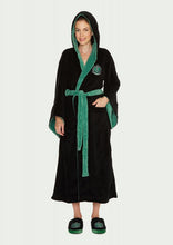 Load image into Gallery viewer, Unisex Harry Potter Slytherin Fleece Bathrobe Men or Women