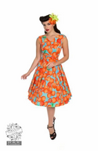 Load image into Gallery viewer, Hearts & Roses Royal Ann Cherry Dress