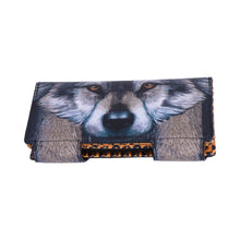 Load image into Gallery viewer, Guardian Wolf Embossed Purse by Lisa Parker 18.5cm