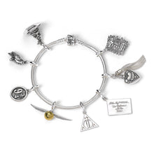 Load image into Gallery viewer, Harry Potter Sterling Silver Slider Charm Bracelet 19cm Medium