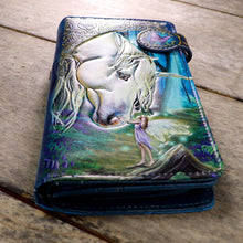 Load image into Gallery viewer, Fairy Whispers Embossed Purse by Lisa Parker 18.5cm