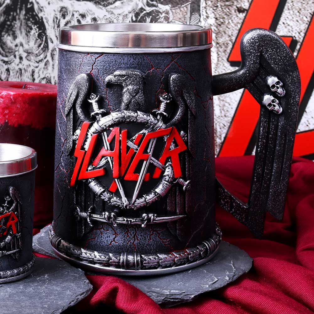 Official Slayer Eagle and Swords tankard 15.7cm