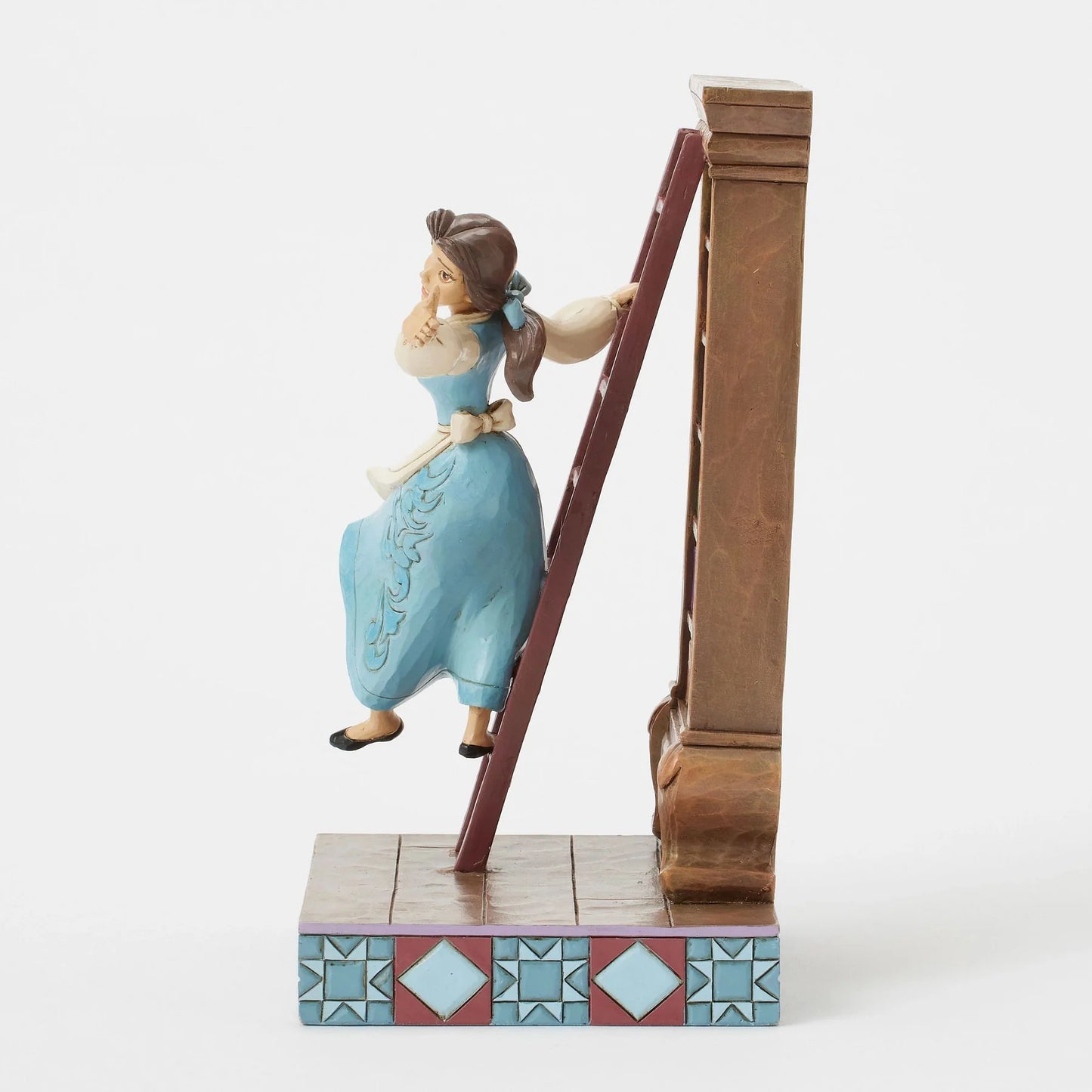 A World of Books (Belle on Bookcase)