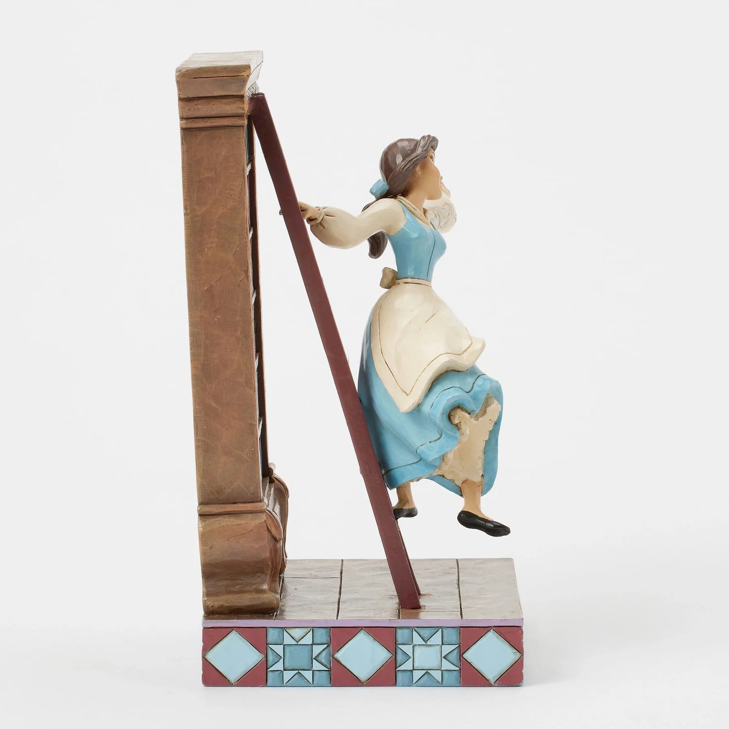 A World of Books (Belle on Bookcase)