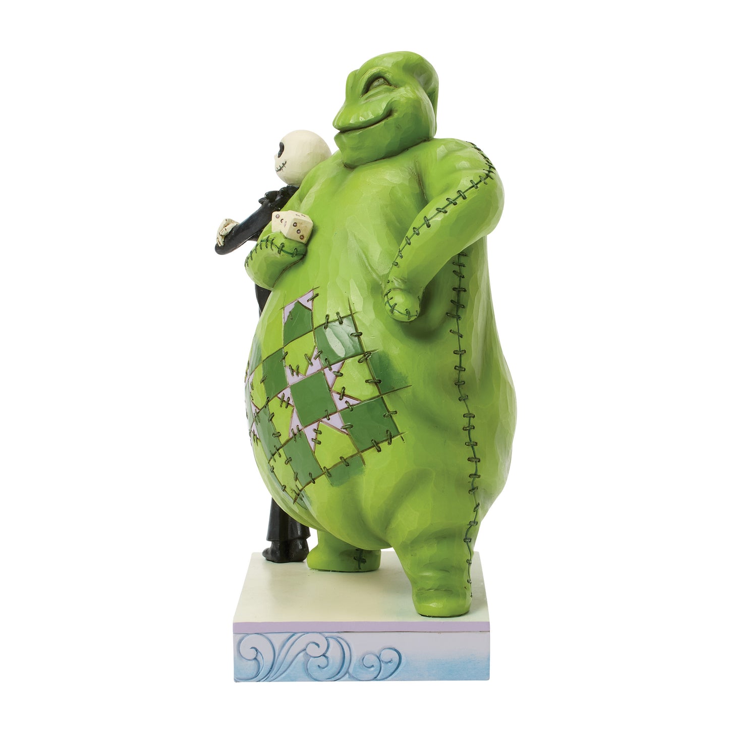Nightmare Before Christmas Oogie Boogie holding dice figurine