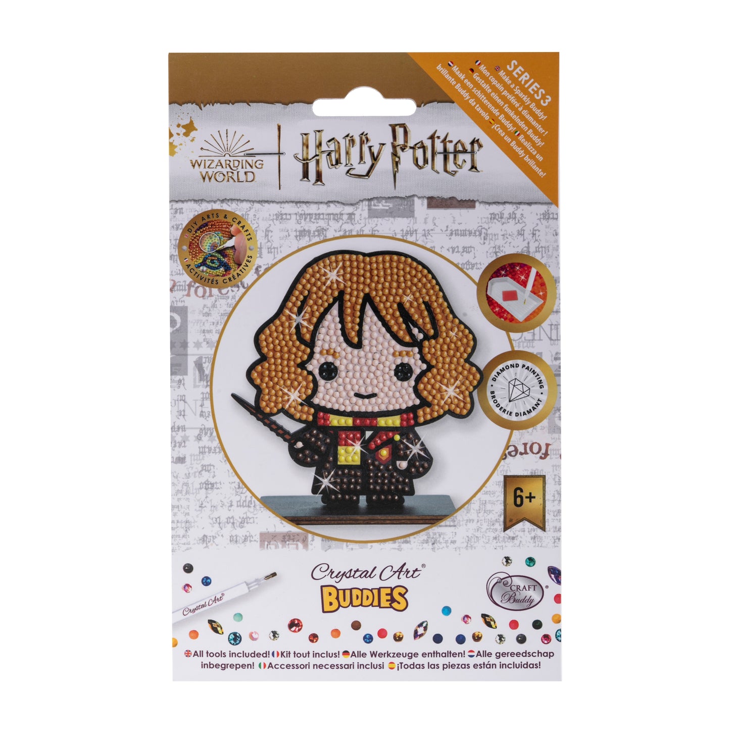 "HERMIONE GRANGER" Crystal Art Buddies Harry Potter