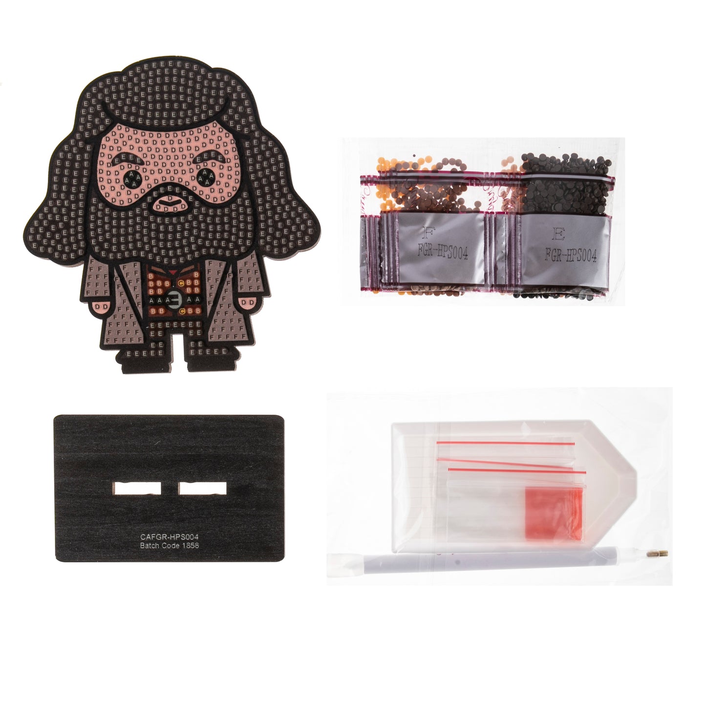"RUBEUS HAGRID" Crystal Art Buddies Harry Potter