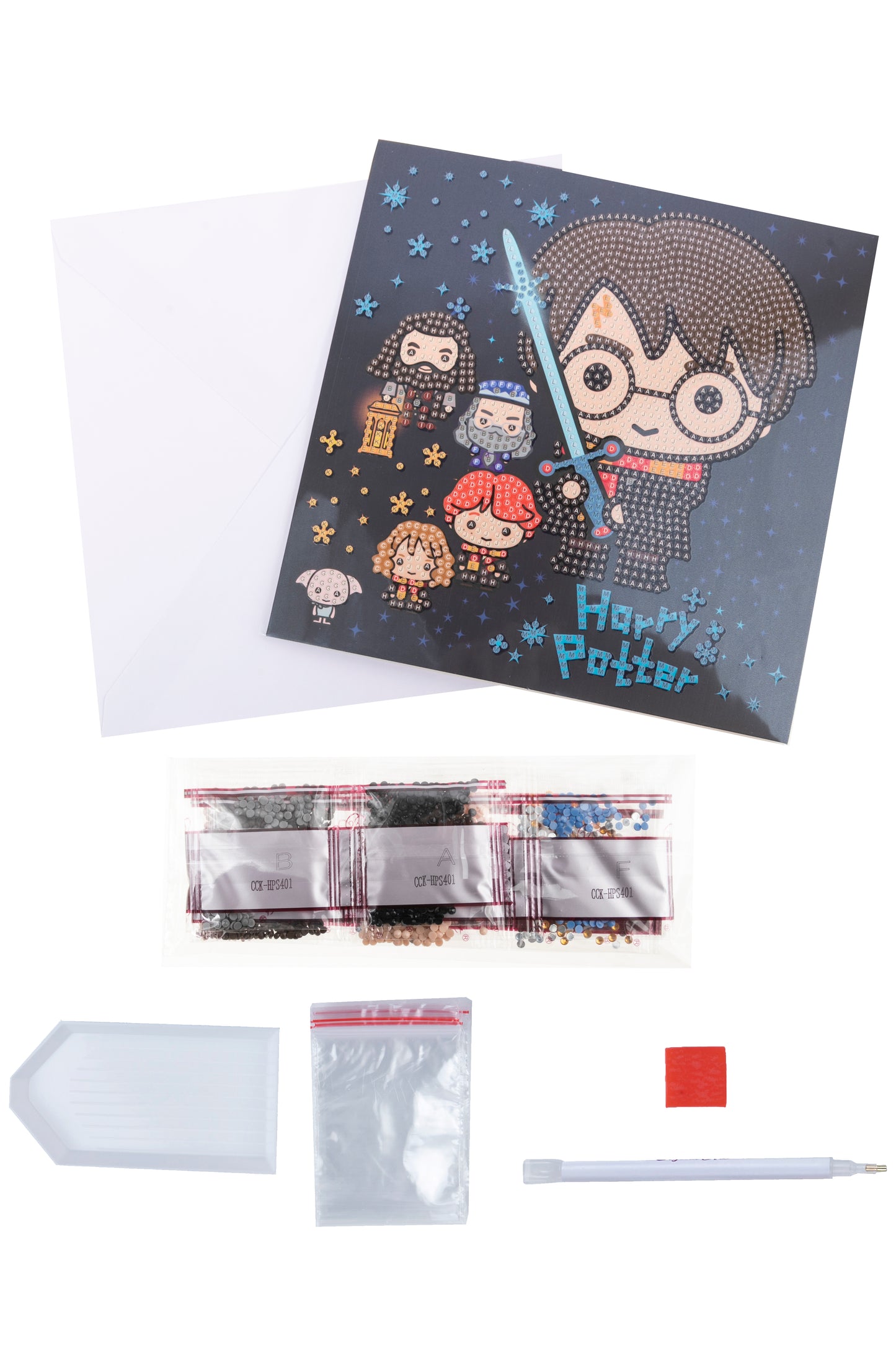 "HARRY POTTER FAMILY" Harry Potter Crystal Art Card