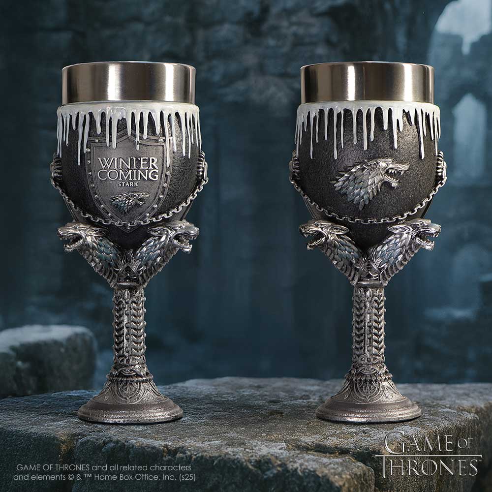 Game of Thrones House Stark Goblet 17.5cm