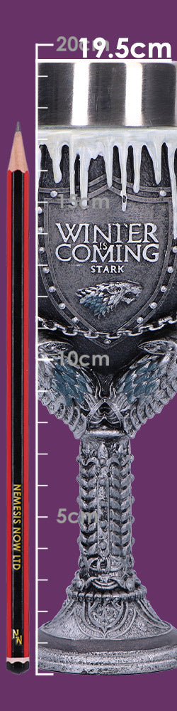 Official Game of Thrones gift boxed goblet full size deail