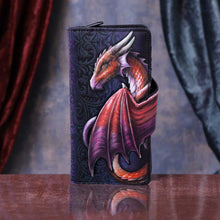 Load image into Gallery viewer, Take Flight Embossed Purse (Red) 18.5cm
