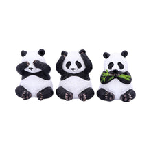 Load image into Gallery viewer, Three Wise Pandas 8.5cm

