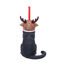 Load image into Gallery viewer, Reindeer Cat Hanging Ornament by Lisa Parker 9cm
