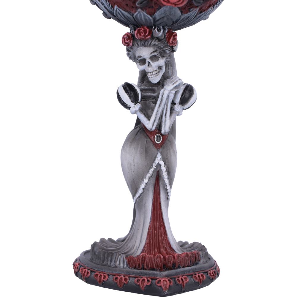 Skeleton bride collectible goblet