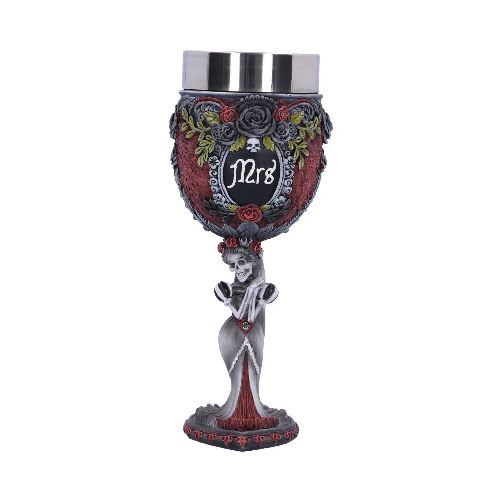 Mrs Goblet 21cm – Gothic Wedding Collectible Goblet