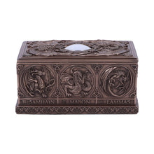 Load image into Gallery viewer, Dragons of the Sabbats Tarot Box Bronze 14.5cm
