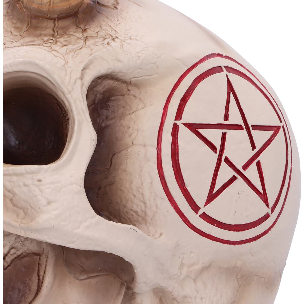 666 Skull by James Ryman 20cm