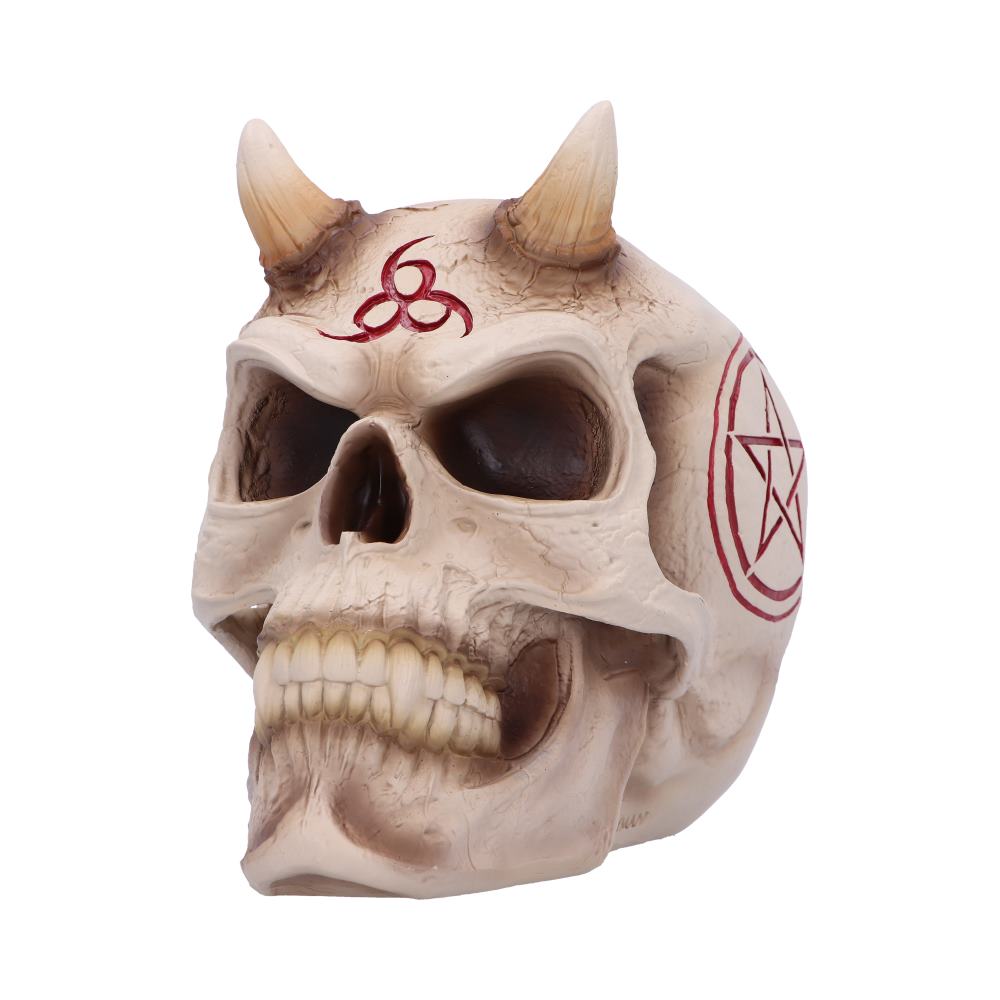 666 Skull by James Ryman 20cm