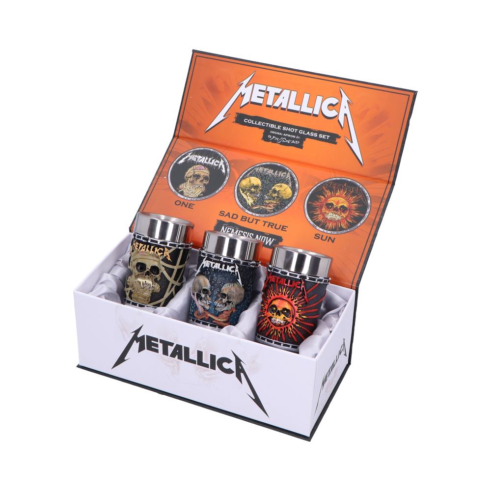 Metallica Shot Glass set 8.5cm