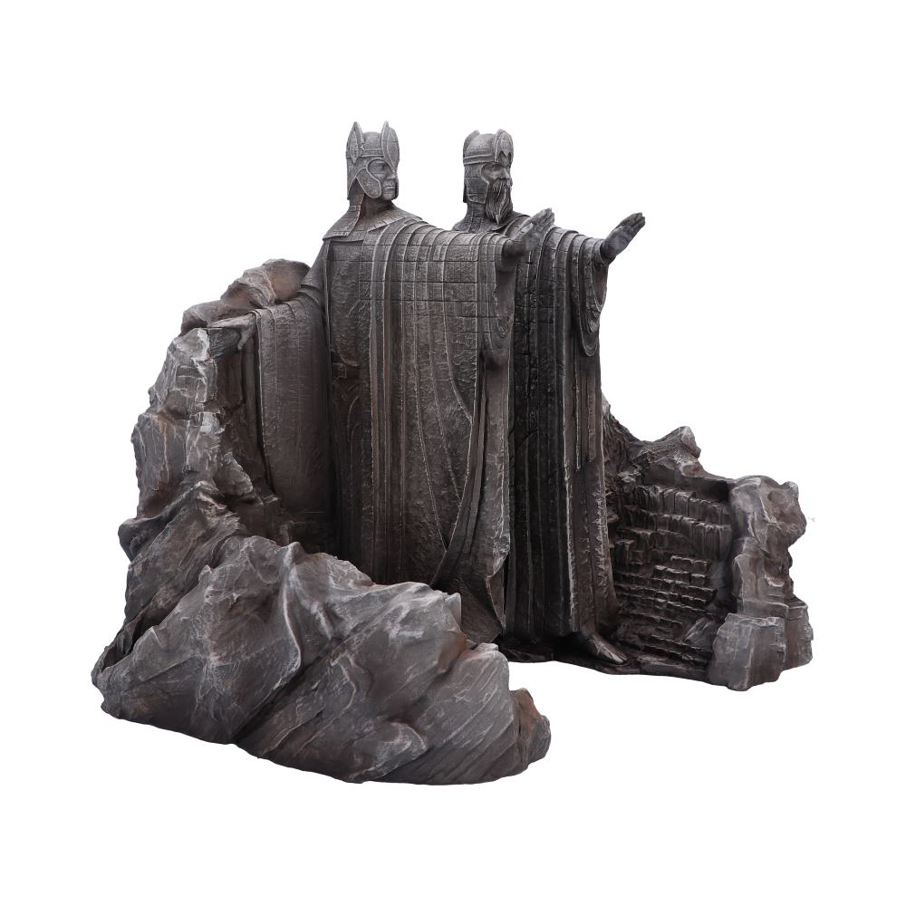 Ornate armour detail on Lord of the Rings bookends