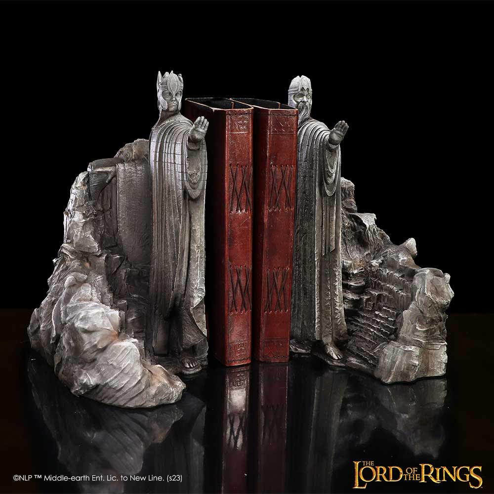 Hand-painted Lord of the Rings Argonath bookends