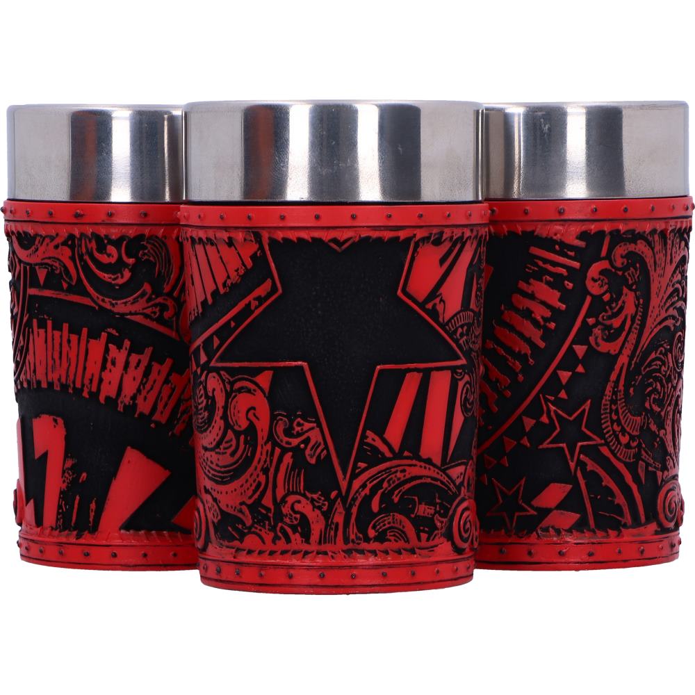 AC/DC logo shot glasses