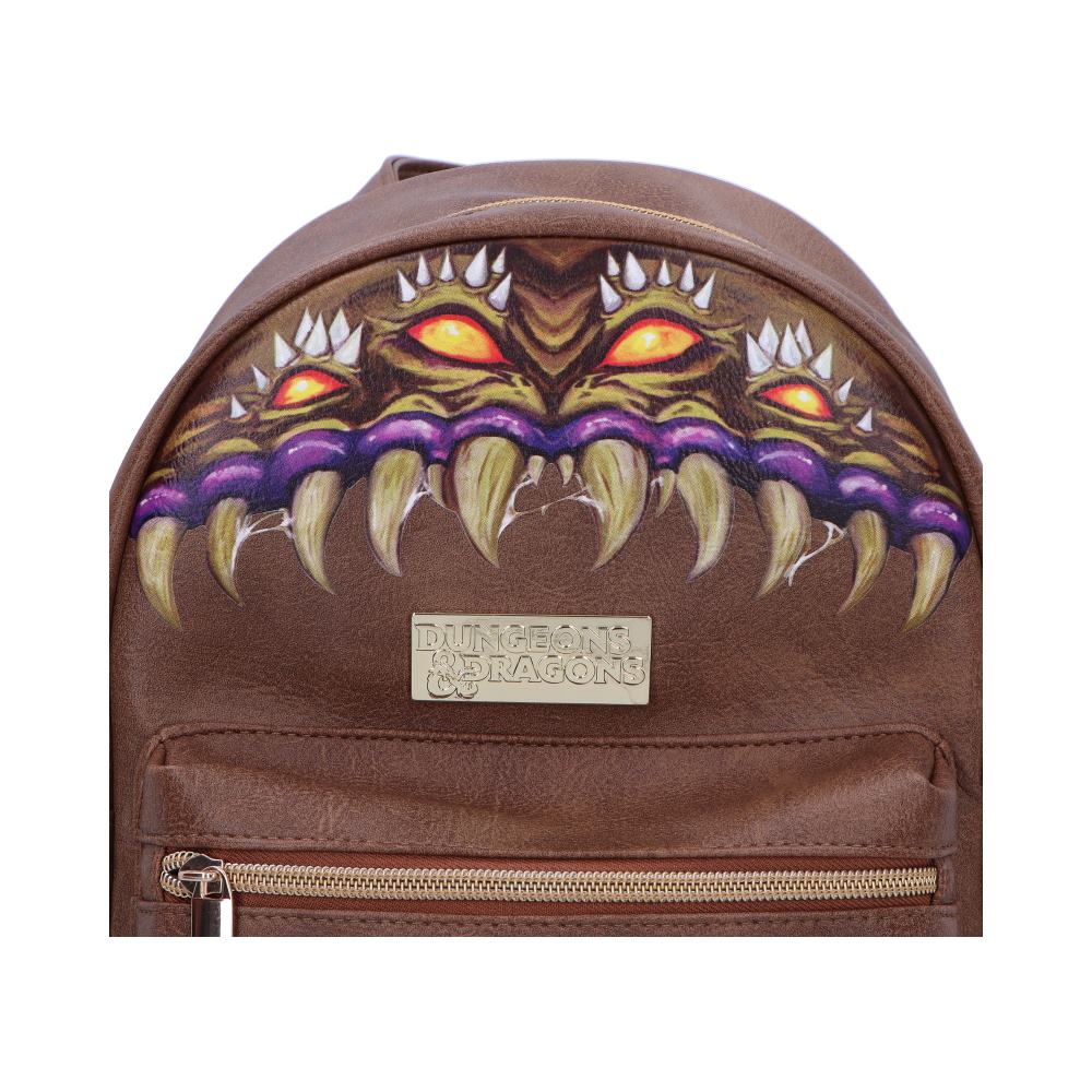 Close-up of Mimic mouth embossed detailing
