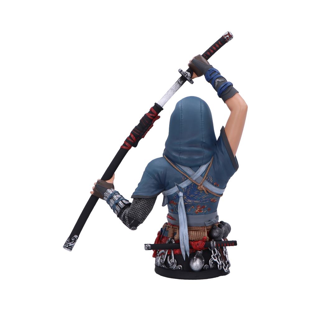 Back view of Assassin's Creed Shadows Naoe Bust