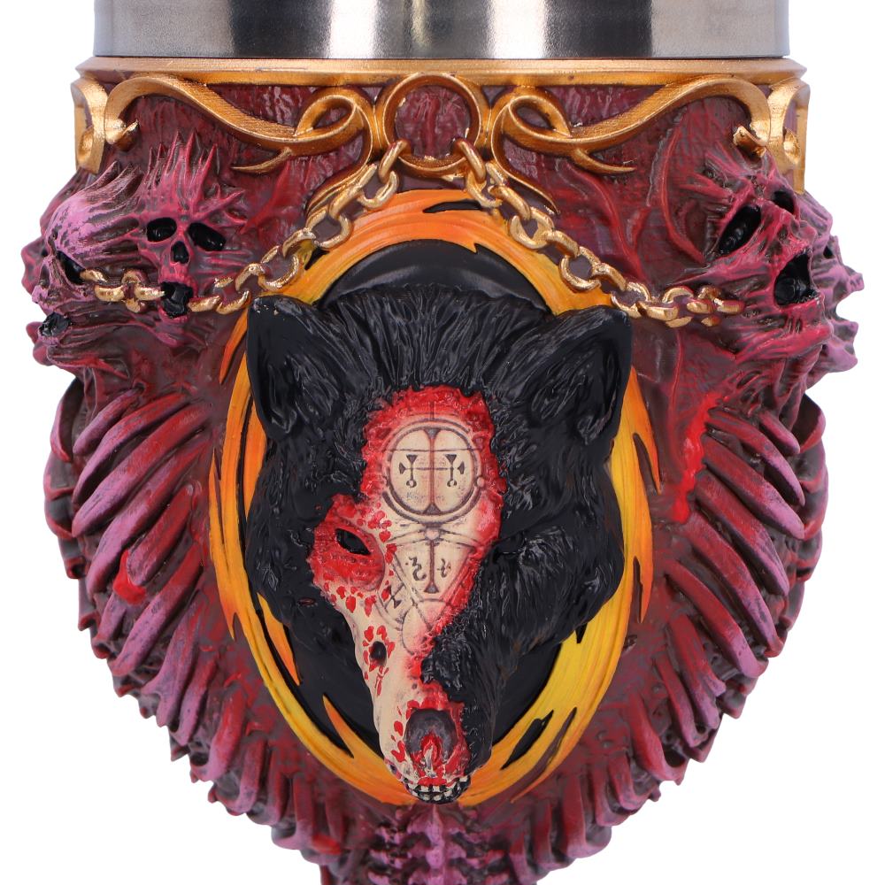 Close-up of Mephisto Bloodied Wolf detailing