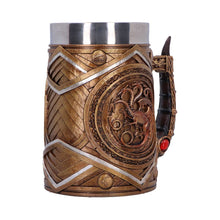 Load image into Gallery viewer, House of the Dragon Targaryen Crown and Dagger Tankard 16cm
