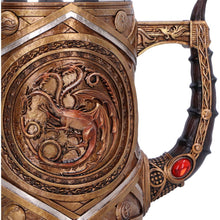 Load image into Gallery viewer, House of the Dragon Targaryen Crown and Dagger Tankard 16cm
