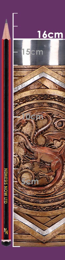 House of the Dragon Targaryen Crown and Dagger Tankard 16cm