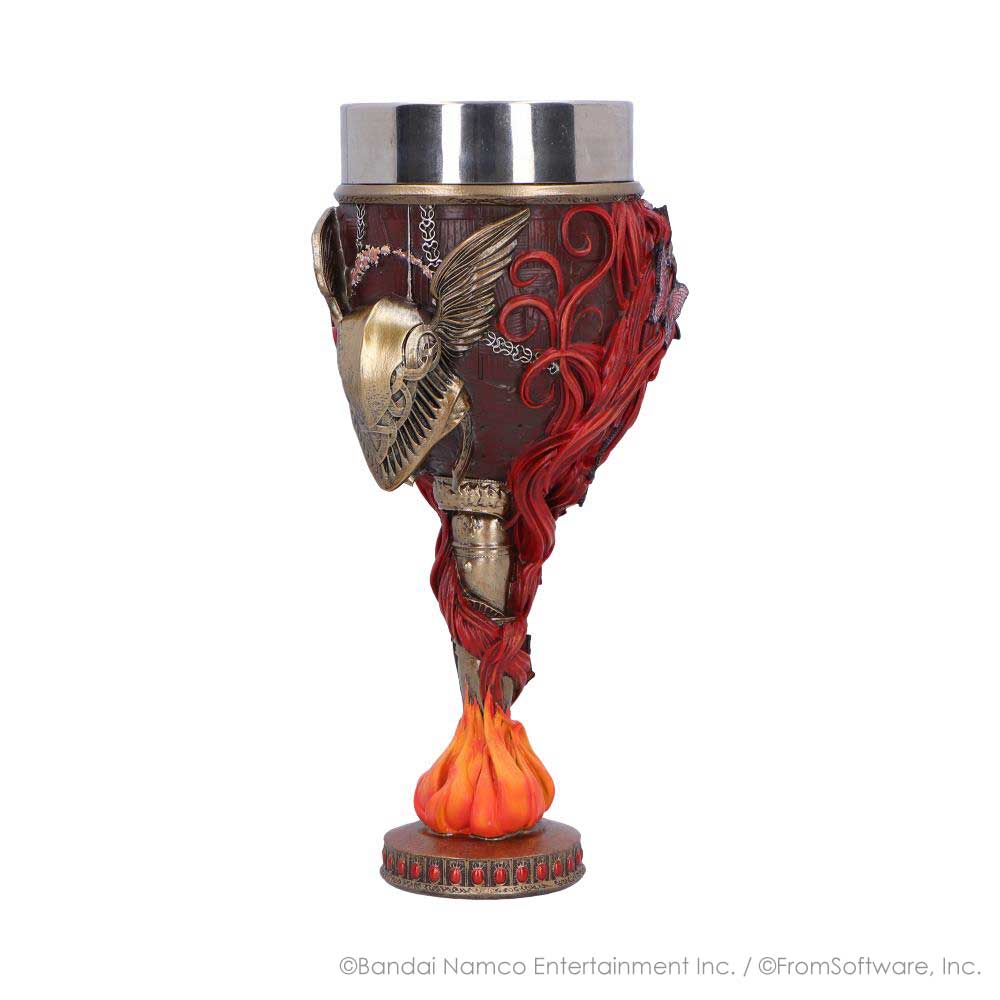 Fantasy goblet side view showing sculpted detail