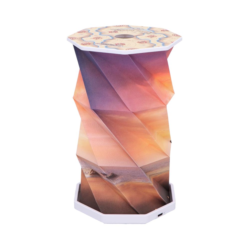 Back view of the One Piece™ Straw Hat Crew Foldable Lamp showing artwork and foldable design