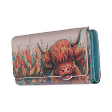 Load image into Gallery viewer, Highland Cow Embossed Purse 10cm
