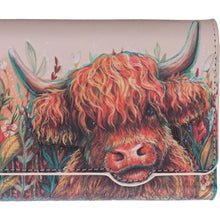 Load image into Gallery viewer, Highland Cow Embossed Purse 10cm
