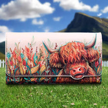 Load image into Gallery viewer, Highland Cow Embossed Purse 10cm

