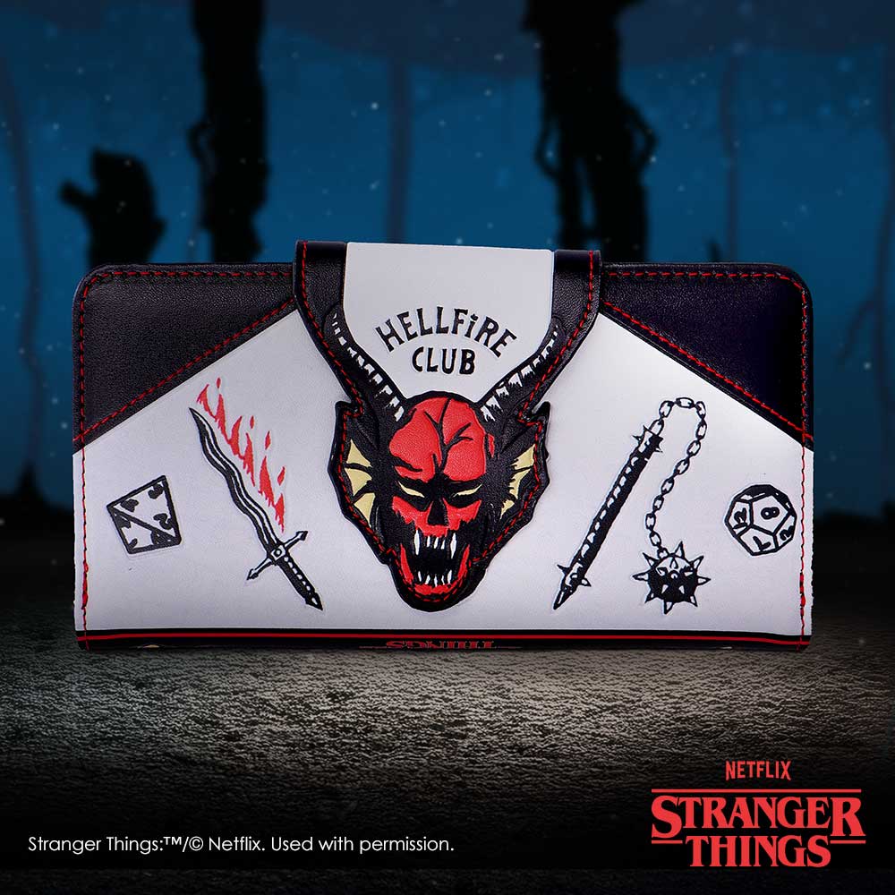 Stranger Things Hellfire Club Embossed Purse 10.5cm
