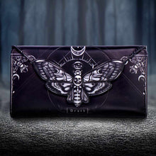 Load image into Gallery viewer, Death’s Head Moth Embossed Purse 18.5cm
